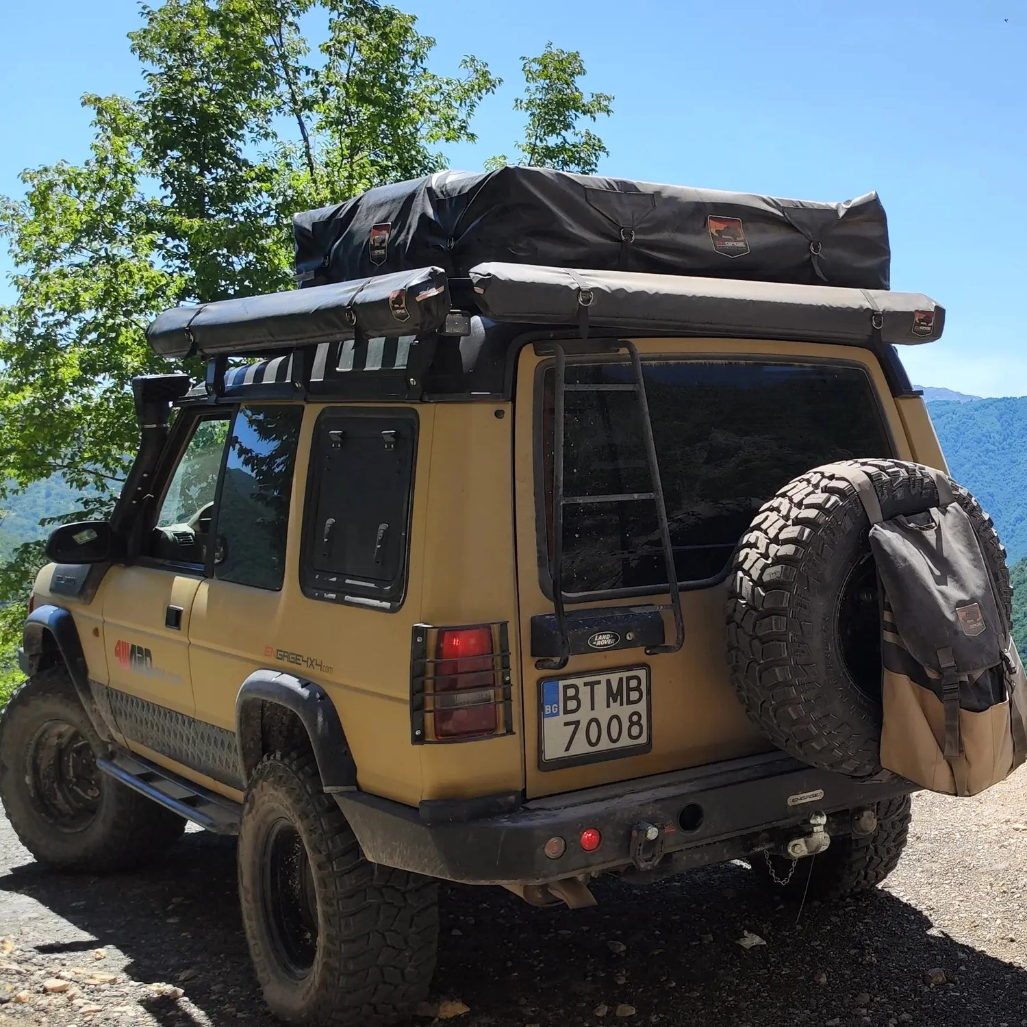 Expedition Heckmarkise Ultra light von ENGAGE4X4  für alle Geländefahrzeuge