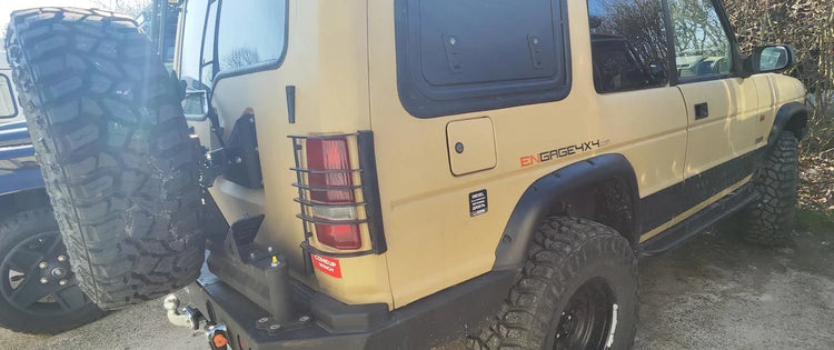 Reserveradträger Land Rover Defender, Reserveradträger Discovery 1, Discovery 2 Reserveradträger, ENGAGE4X4 Reserveradträger 