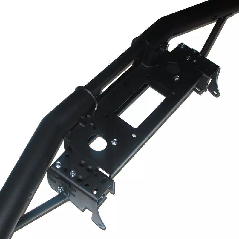 Load image into Gallery viewer, ENGAGE4X4 Defender round tube winch bumper with TÜV parts certificate
