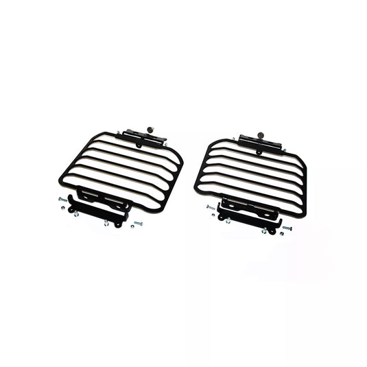 Klappbare Lampenschutzgitter für Defender von ENGAGE4X4 - Ideal für Offroad und Overland Defender Umbauten